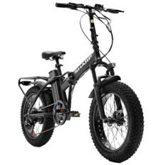 SHARP BASEL (BK-FM02E-B) FOLDABLE FAT E-BIKE (BLACK) - BICICLETTA ELETTRICA - RUOTE 20"X4" - MOTORE 250W 36V - BATTERIA 36V