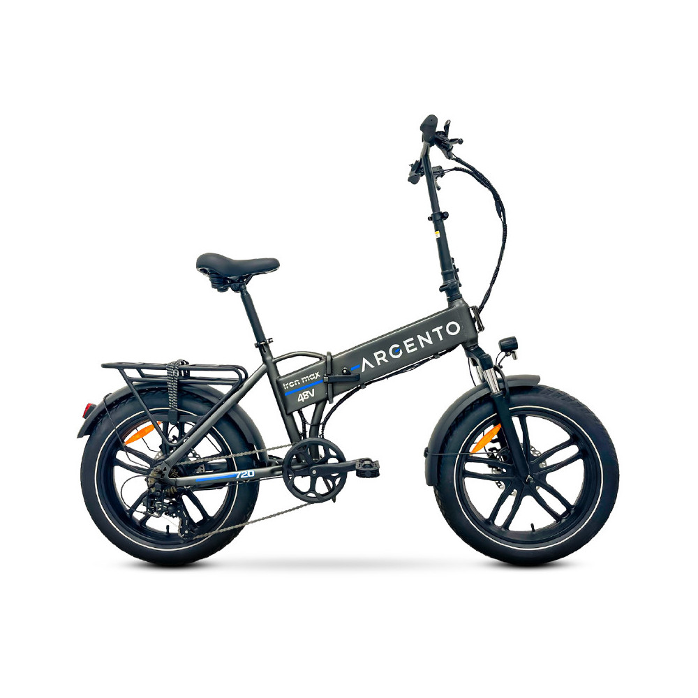 ARGENTO IRONMAX (AR-BI-260008) - FAT E-BIKE - 20" - MOTORE BAFANG 250W - 48V 15AH - AUT. 120KM