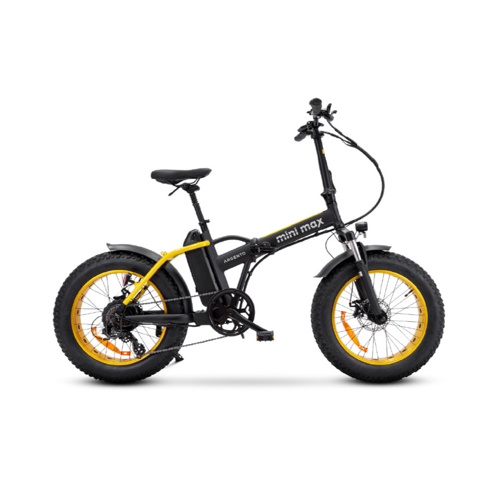 ARGENTO MINIMAX GOLD (AR-BI-250005) - E-BIKE FAT 20" - ALLUMINIO - MOTORE BAFANG 250W 36V 10.4AH