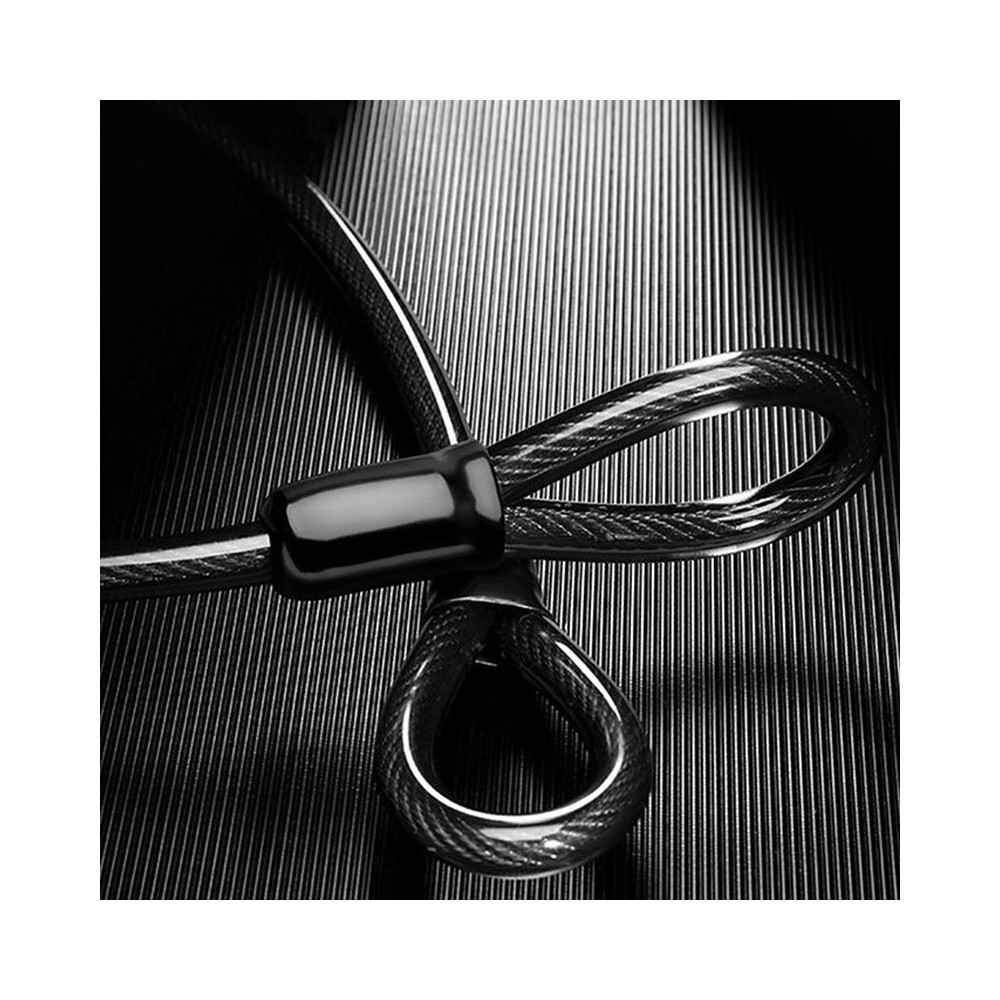 ONEGEAR CABLE - CAVO ACCIAIO - GUAINA PROTETTIVA IN GOMMA - DIAMETRO 12MM - LUNGHEZZA 120CM