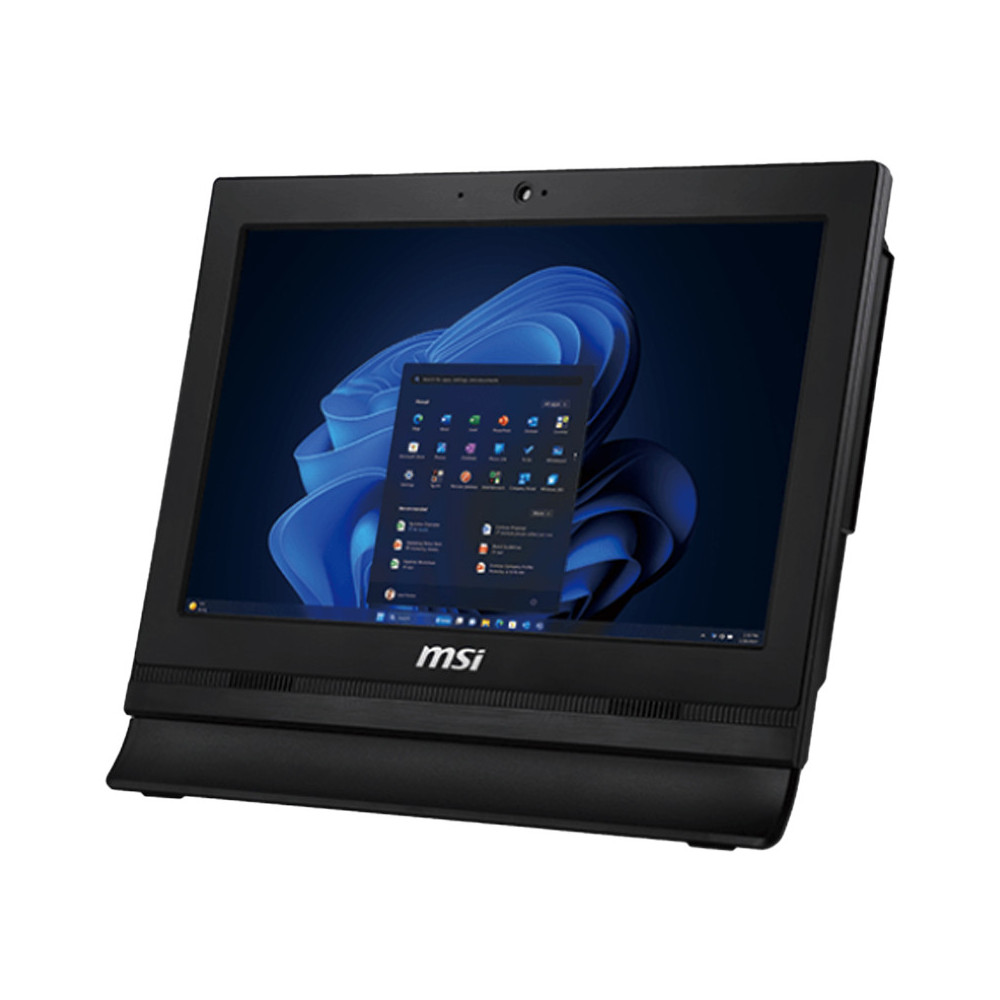 MSI PRO AP162T ADL-005IT - PC AIO 15.6" FHD TOUCH - CPU INTEL N100 - RAM 4GB - SSD 128GB - W11P - NERO