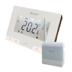 BRAVO GLAM WIRELESS (93003111) - CRONOTERMOSTATO DIGITALE WIRELESS - DISPLAY 3.78" - PROGRAMMAZIONE AUTOMATICA O MANUALE