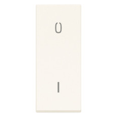 30016.B Vimar LINEA Interruttore 2P 20AX 250V basculante, bianco, 1 modulo