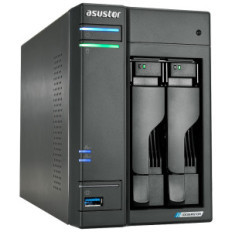 ASUSTOR LOCKERSTOR 2 (AS6702T) - 2 BAY TOWER NAS, QUAD-CORE 2.0GHZ CPU, DUAL 2.5GBE PORTS, 4GB RAM DDR4, 4X M.2 SSD SLOTS
