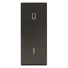 30016.G Vimar LINEA Interruttore 2P 20AX 250V basculante, nero, 1 modulo