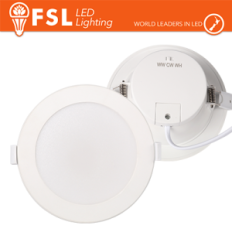 FSL Faretto LED da incasso 18W 3‑CCT 3000K‑4000K‑6500K Foro Ø150‑170mm IP20