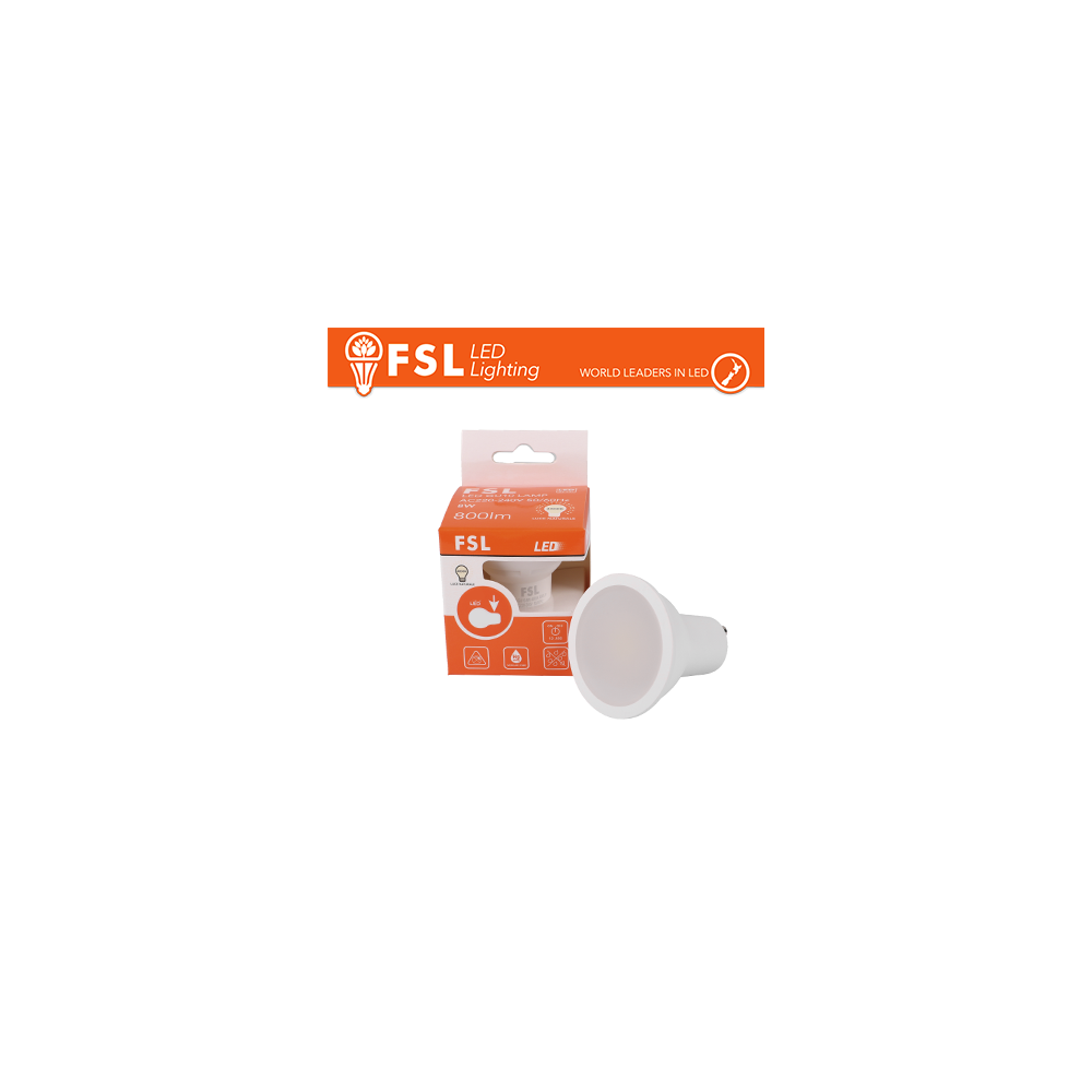 GU10 Lampadina LED - 3W 3000K 250LM 100° CRI superiore a 80 Antiriflesso