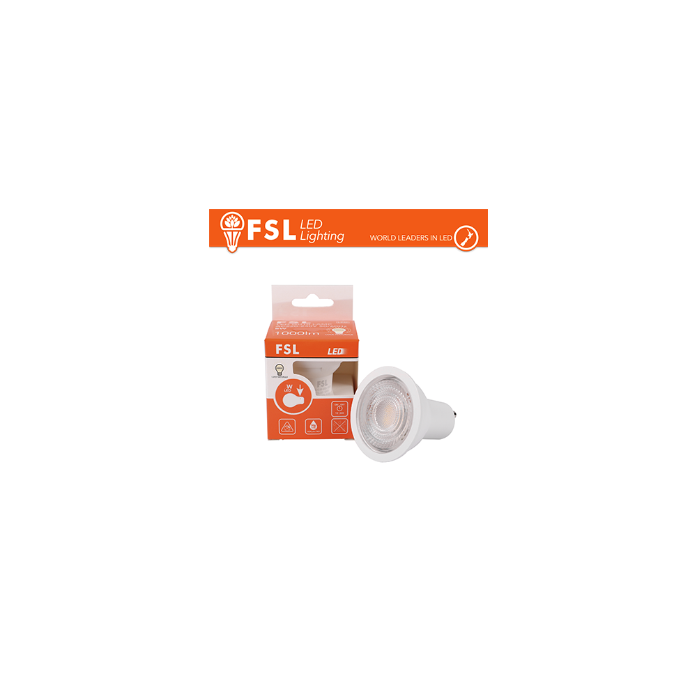 GU10 Lampadina LED - 6W 6500K 520LM 38° CRI superiore a 80