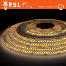 Striscia LED SMD2835 24V 5m 240LED/m 16W/m 3000K IP65 CRI80