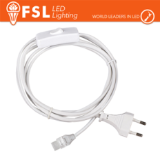 Cavo spina 1m per strisce LED220V con interruttore
