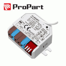 Controller Dimmer LED Monocolore WiFi + RF 12-48V Push DIM 6A Compatibile con Tuya Smart e Telecomando 2.4G RF