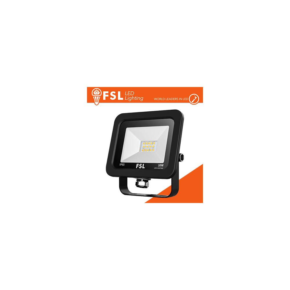 Proiettore per esterni Nero 10W - IP65 115° 6500K