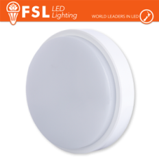 FSL Plafoniera LED rotonda bianca 15W‑3000K IP54