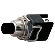 Pulsante con autoritorno, normalmente CHIUSO, 4A 250V, nero