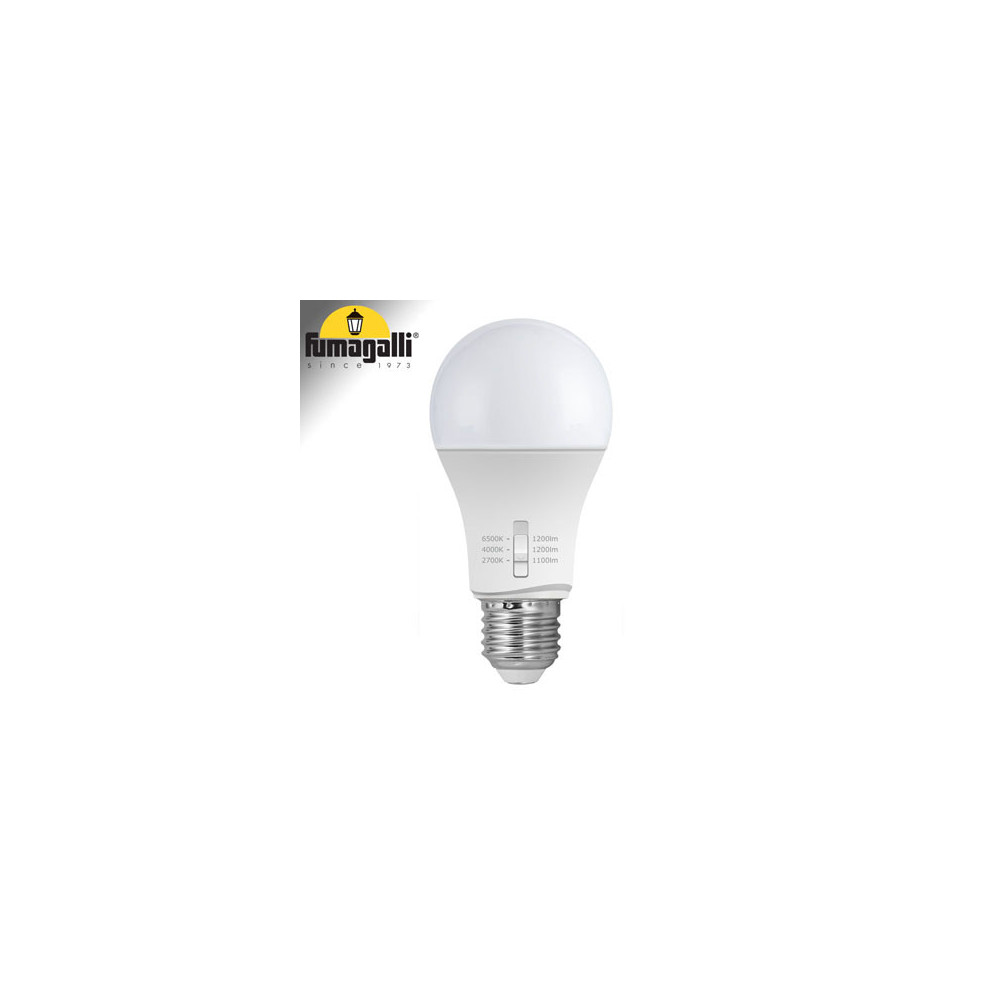 Lampadina LED E27 A60 - 8,5W - CCT - Fumagalli