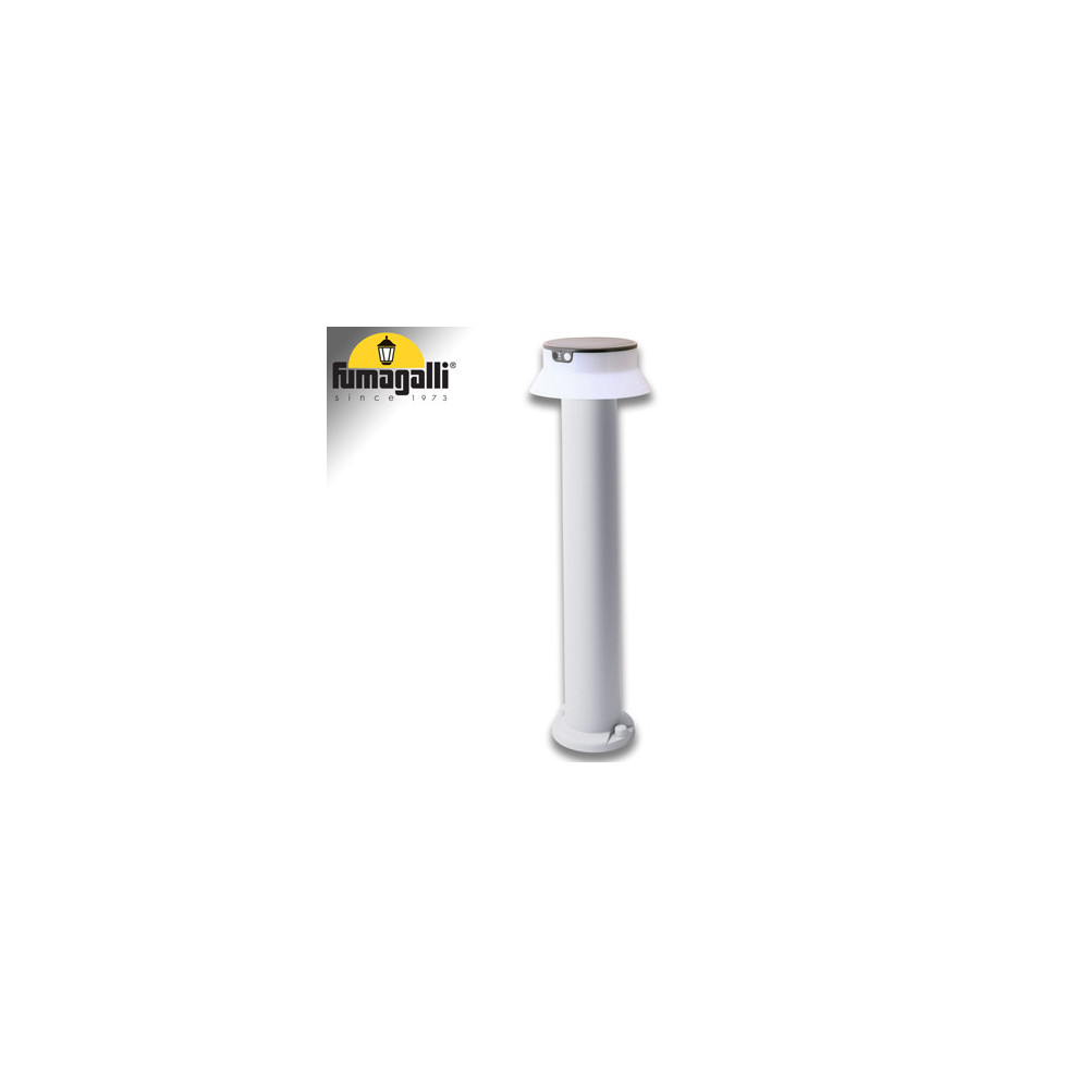 FELICE 800 BIANCO SOLAR LED Ø150 PIR CCT SET RIFL. OPALE - 73 cm