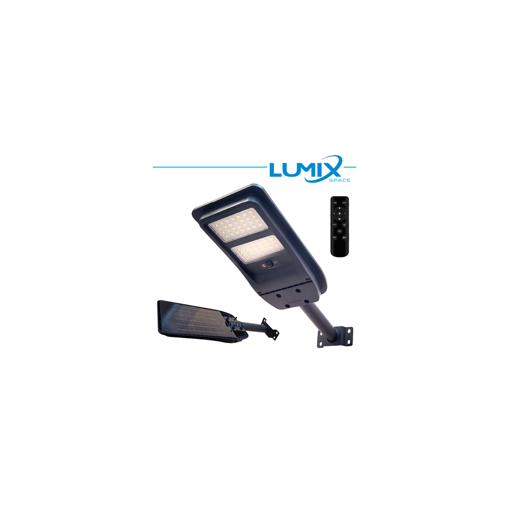 Faro solare LED senza fili con sensori, PALO INCLUSO 30cm