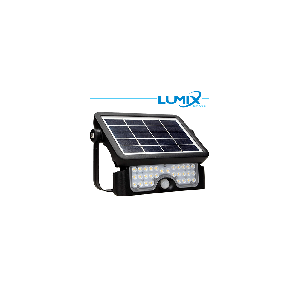 Faretto solare LED senza fili 500lm - con sensori (movimento e crepuscolare)