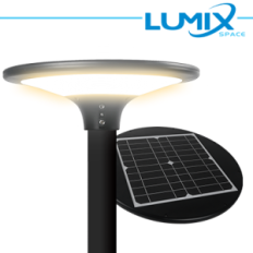 Testa Palo Solare LED 150W* con Pannello Fotovoltaico e Sensori – 4000K IP65