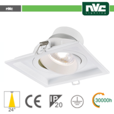 Incasso Multi lampada - 9w (1x9w) 4000k 720lm superiore a 24°
