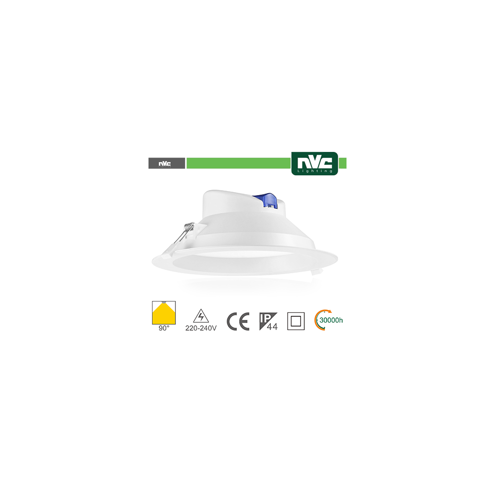 Downlight LED IP44 25W 3000K 2450LM 90º FORO:195-210mm