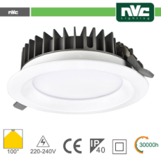 Downlight LED IP40 20W 5700K 1800LM 100º FORO:150mm