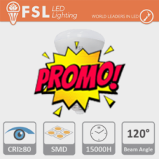 R80 - 11W 6500K 840LM superiore a 120º 80X113mm CRI80 E27 25.000H
