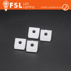 FSL FLPAB‑RAS2M Kit tappi terminali per profilo raso intonaco 2M, tappi in PC