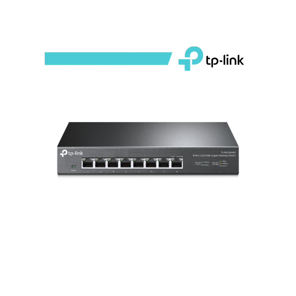 TP-Link Switch Desktop 8 Porte 2.5G - TL-SG108-M2