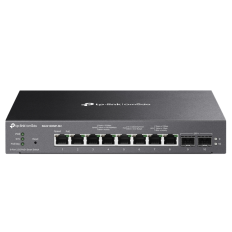 Omada Switch Smart 8 Porte 2.5GBASE-T PoE+, 2 Porte 10GE SFP+ - SG2210XMP-M2