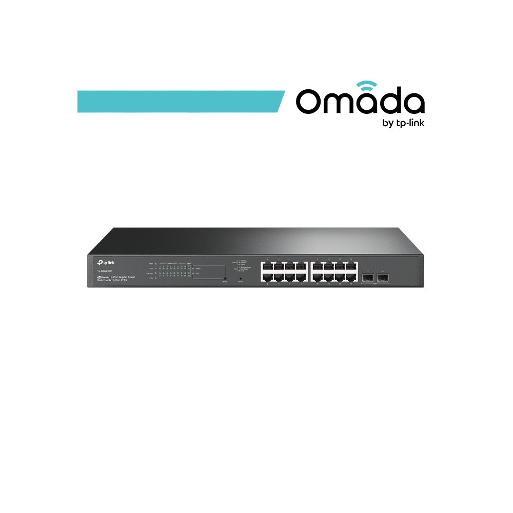 Omada Switch Smart Gigabit 18 Porte di cui 16 PoE+ - SG2218P