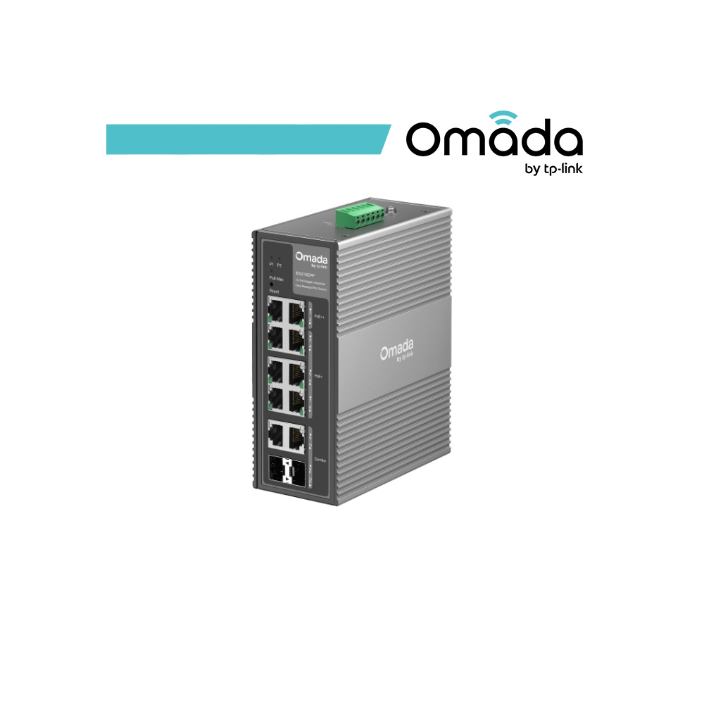 Omada 10-Port Gigabit Industrial Easy Managed Switch - IES210GPP