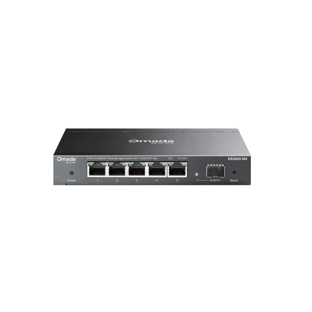Omada 5-Port 2.5GBASE-T Easy Managed Switch with 1 10GE SFP+ Slot