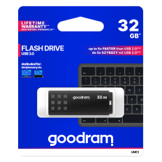 GoodRAM Pendrive 32GB BLACK USB 3.0 - retail blister - UME3-0320K0R11
