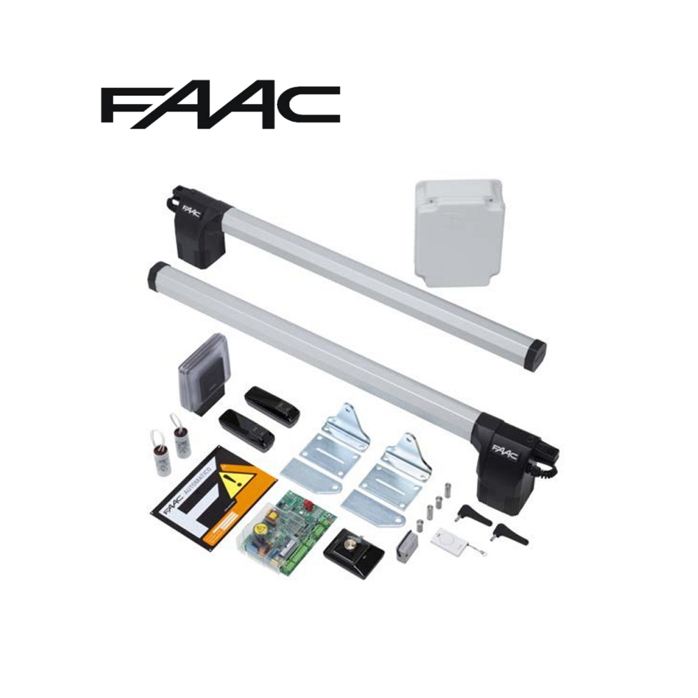 FAAC ECO KIT 230V per cancello ante battenti per anta max 1,8 Metri
