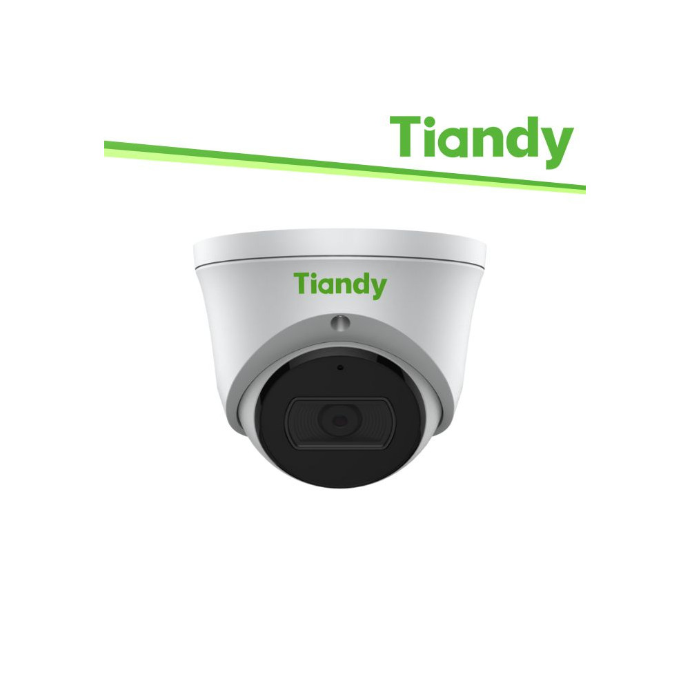 Tiandy Telecamera Turret Super Lite 4MP 2.8mm, PoE, Whitelight - TC-C34XN