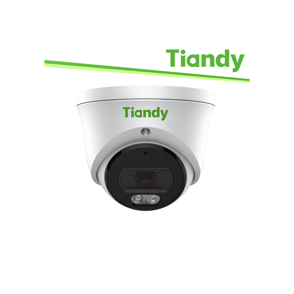 Tiandy Telecamera Turret Pro 8MP 4K 2.8mm Starlight, H/VD, PoE IP67 - TC-C38XQ