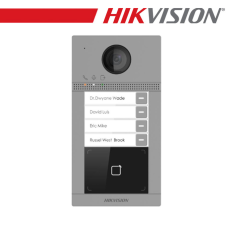Stazione esterna IP per villa 4 pulsanti con lettore RFID Hikvision - DS-KV8413-WME1(C)