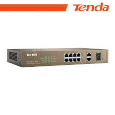 Tenda Switch PoE Desktop Smart 8 Porte 10/100Mb+2Gb+2SFP - EOL | TEF1210P-8-150W