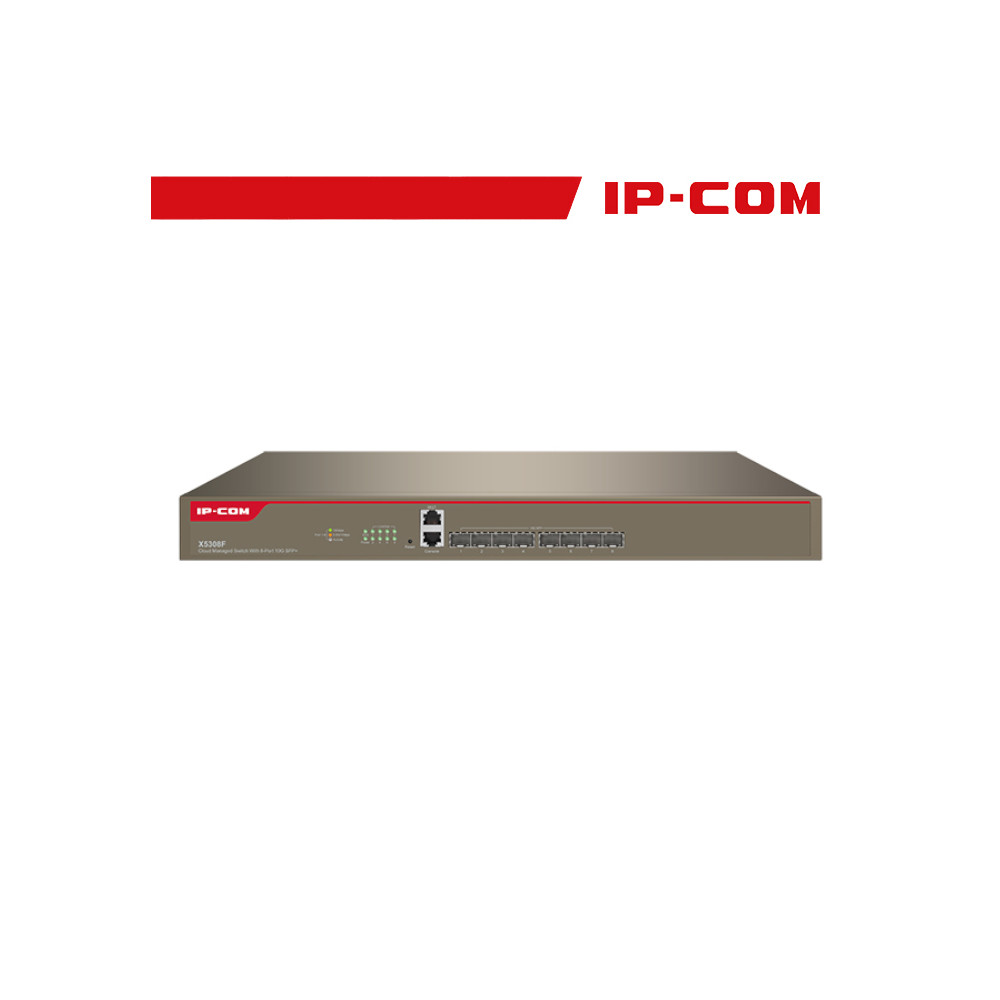 IP-COM Switch Gigabit cloud managed L3 - 8 porte 10G SFP+ | X5308F