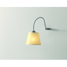 Illuminando SOFT 1  cromo, paralume avorio | ELETTROSUD