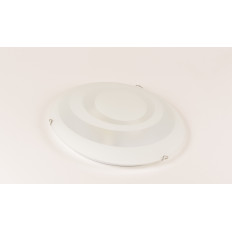 Illuminando GIRO 50  vetro satinato, ganci cromo | ELETTROSUD