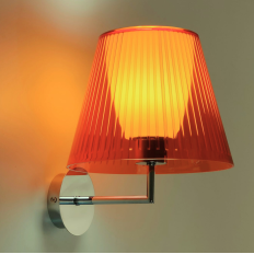 Illuminando JOLLY G  cromo, diffusore arancione | ELETTROSUD