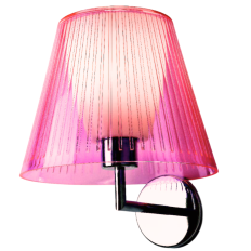 Illuminando JOLLY G  cromo, diffusore rosa | ELETTROSUD
