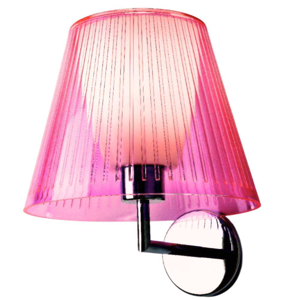 Illuminando JOLLY G  cromo, diffusore rosa | ELETTROSUD