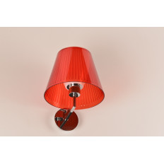 Illuminando JOLLY G  cromo, diffusore rosso | ELETTROSUD