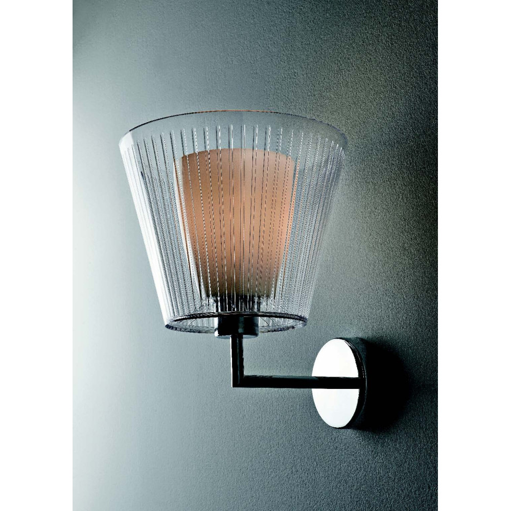 Illuminando JOLLY G  cromo, diffusore trasparente | ELETTROSUD