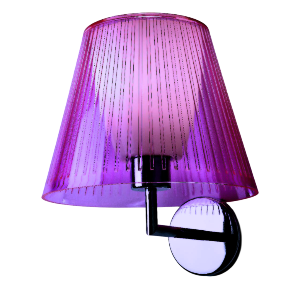 Illuminando JOLLY G  cromo, diffusore viola | ELETTROSUD