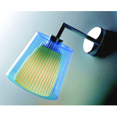 Illuminando JOLLY P  cromo, diffusore celeste | ELETTROSUD