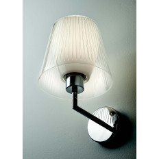 Illuminando JOLLY P  cromo, diffusore trasparente | ELETTROSUD